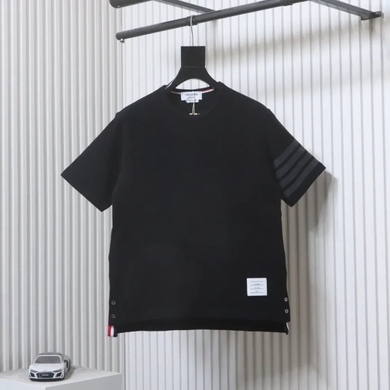 TB Classic Four-Stripe Crew Neck T-Shirt
