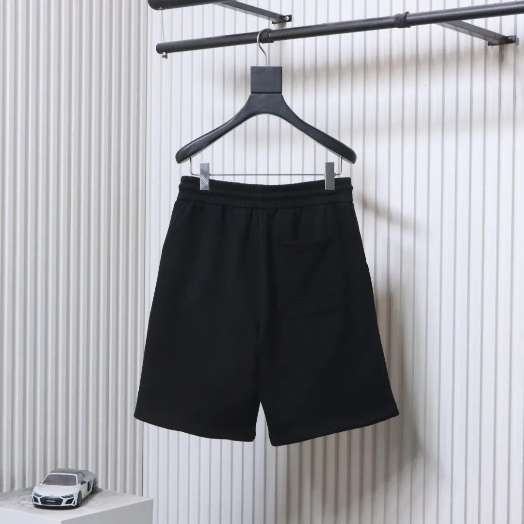 Back Anagram Embroidered Cotton Shorts