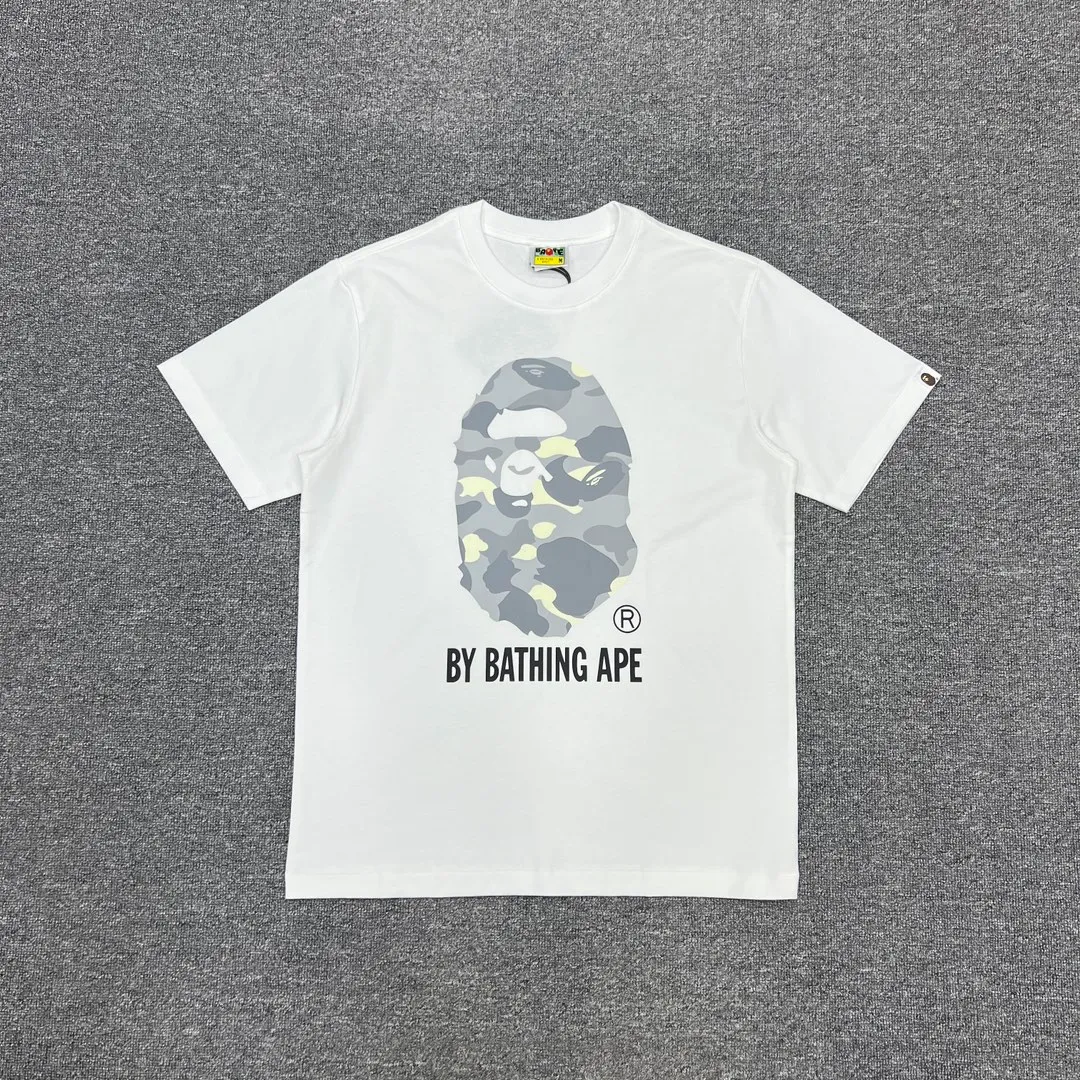 BAPE City Camo Ape Head Tee White Glow-In-The-Dark T-Shirt