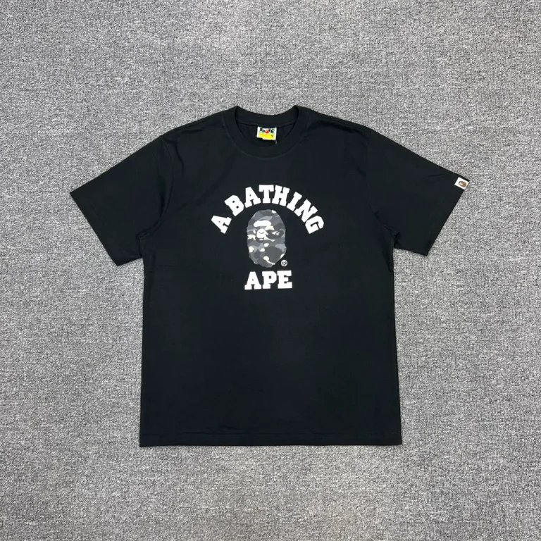 BAPE City Camo College Black Glow-In-The-Dark T-Shirt