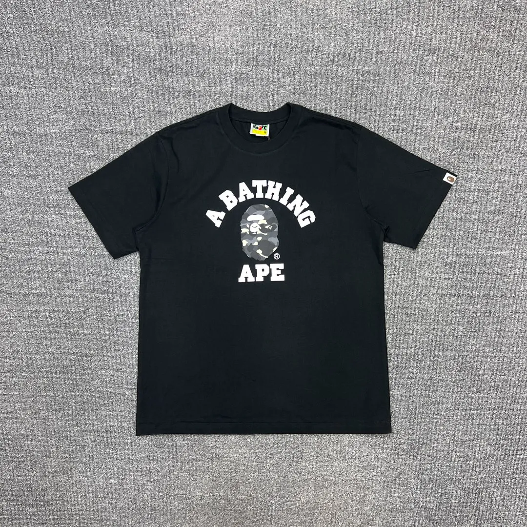 BAPE City Camo College Black Glow-In-The-Dark T-Shirt