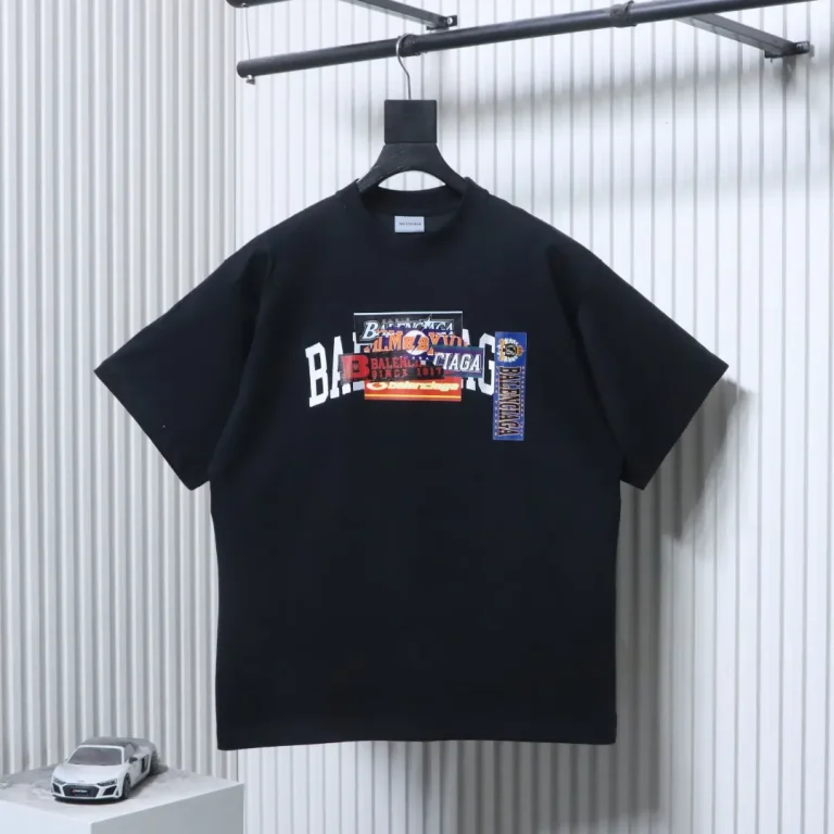 BLCG Layered Label Logo Print Oversized T-Shirt