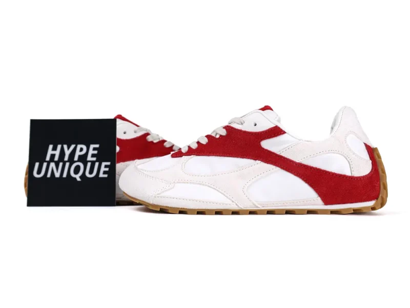 BV Orbit Flash Sneakers "Optic White & Cardinal Red"
