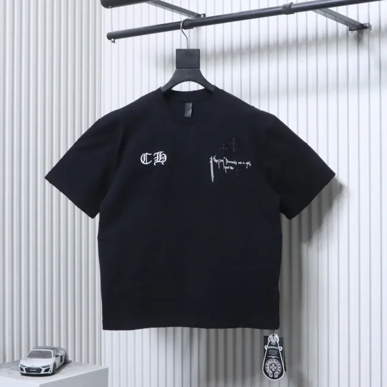 CH Back Patch Graphic Cotton T-Shirt