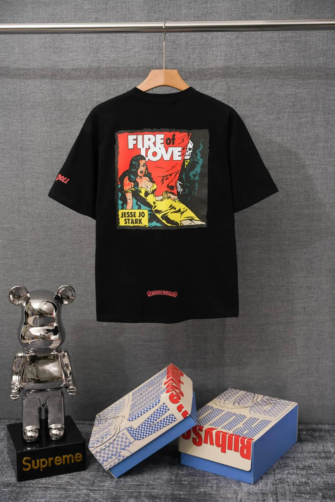 Back CH Fire of Love Graphic Pocket T-Shirt
