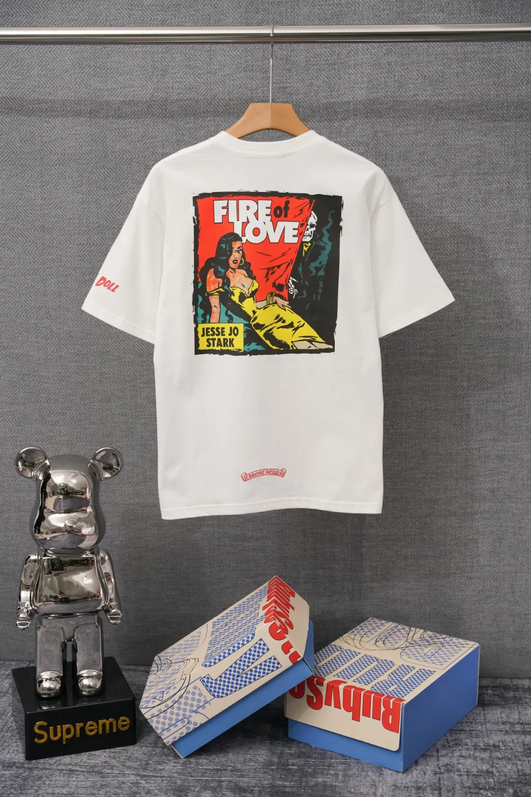 Back CH Fire of Love Graphic Pocket T-Shirt