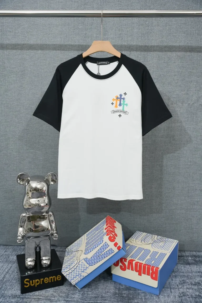 CH Floral Cross Smiley Graphic Raglan T-Shirt