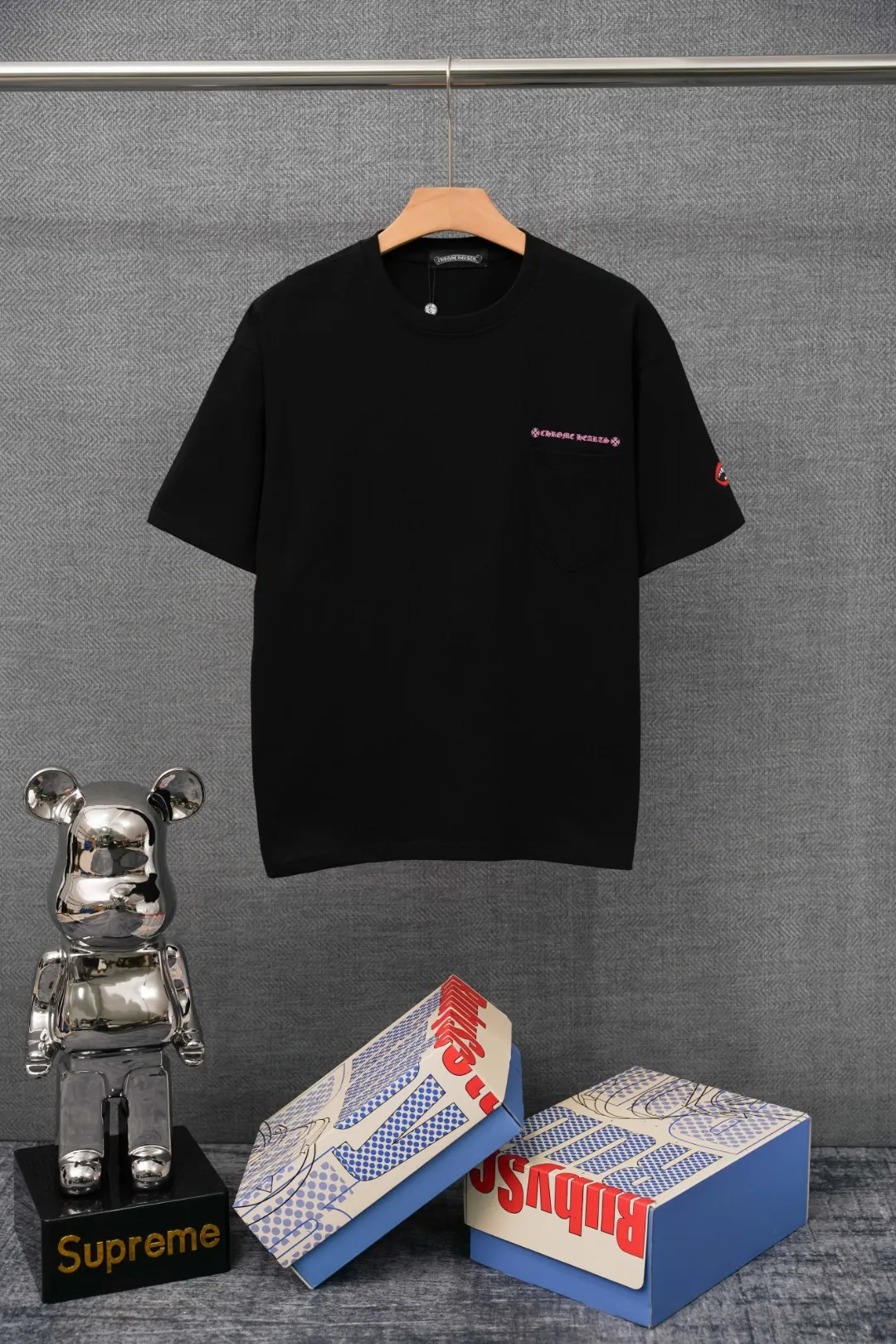 CH Pink Logo USA Pocket T-Shirt