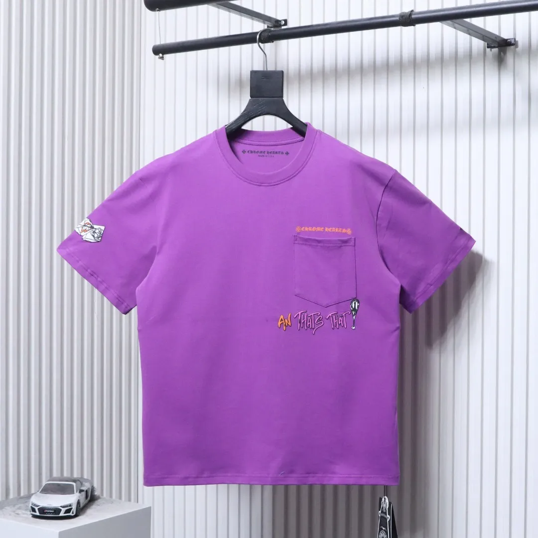 CH Purple Graffiti Pocket Print T-Shirt