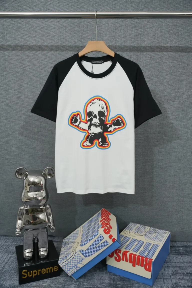 CH Rainbow Skull Graphic Raglan T-Shirt