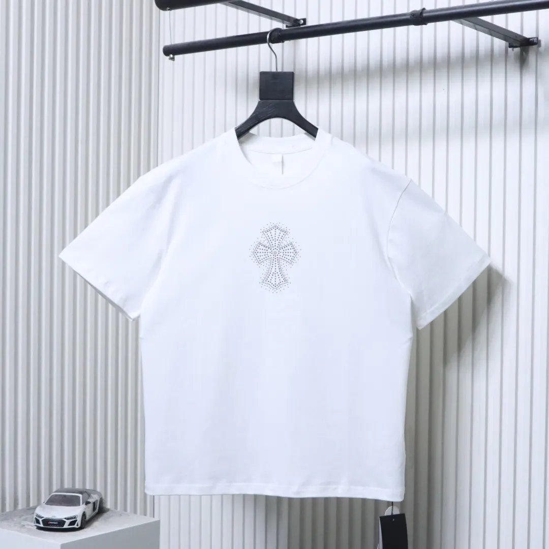 Back CH Rhinestone Cross T-Shirt