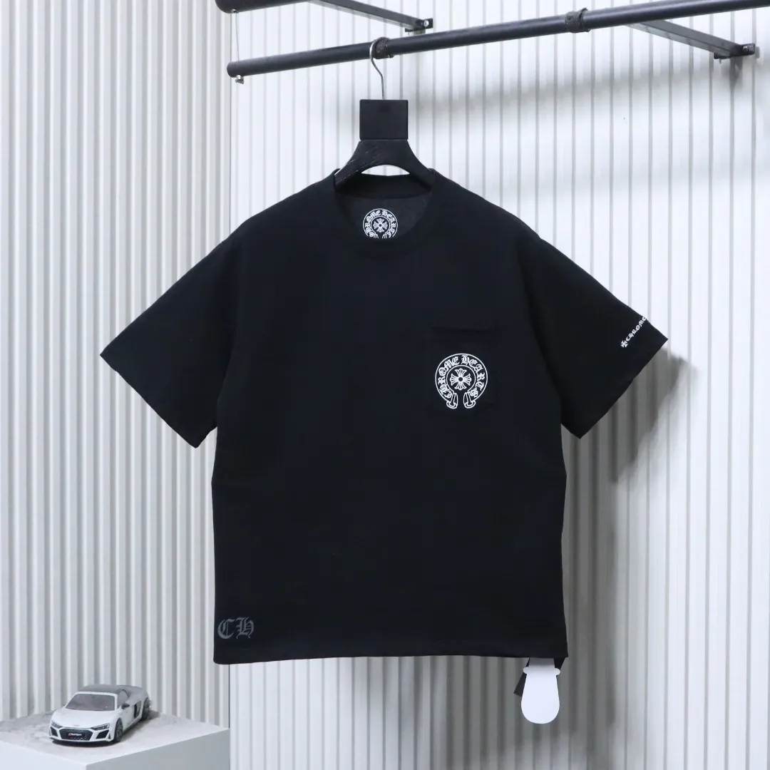 CH Scroll Cross Graphic Embroidered T-Shirt