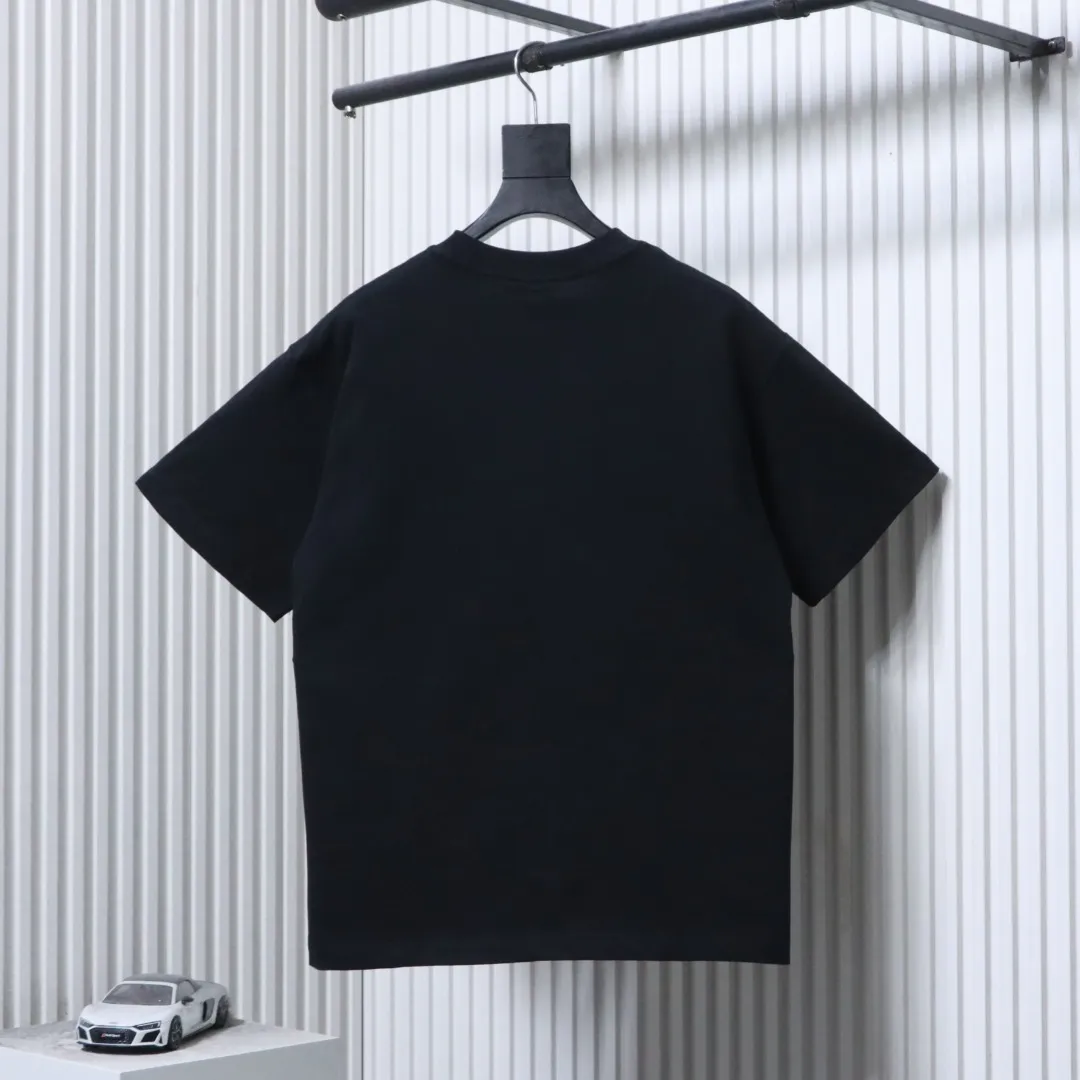 Back Check Embroidered Equestrian Logo T-Shirt