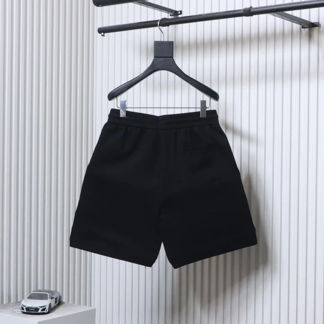 Back Classic Embossed Logo Cotton Shorts