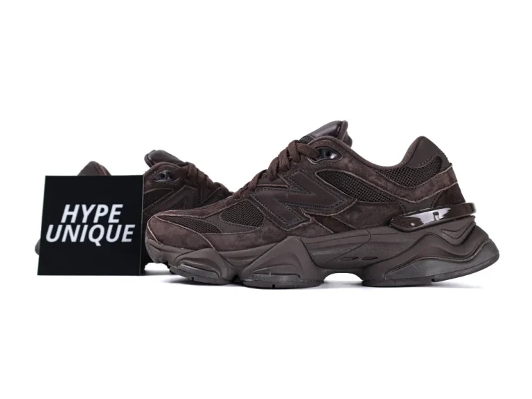 New Balance 9060 Chocolate Side Profile View