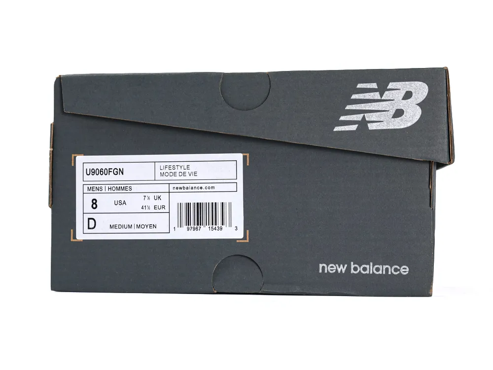 New Balance 9060 Grey Shoe box
