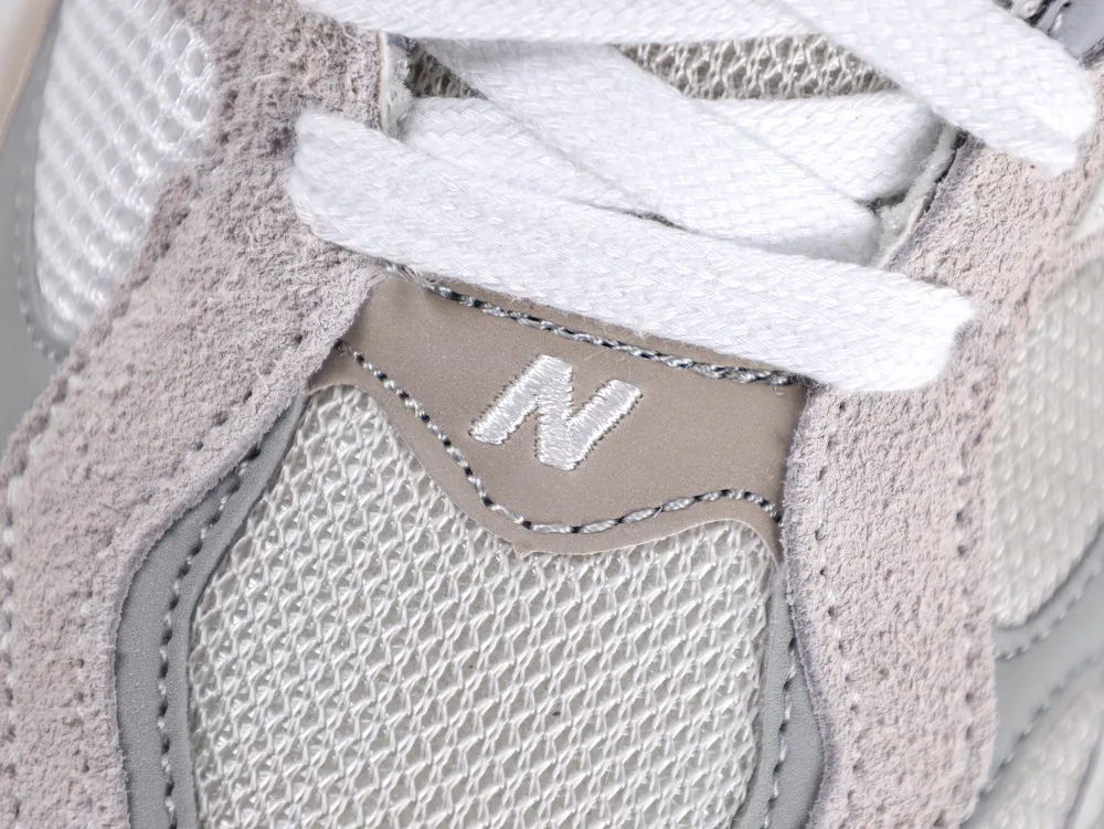 New Balance 9060 Grey Mesh Details with N Logo