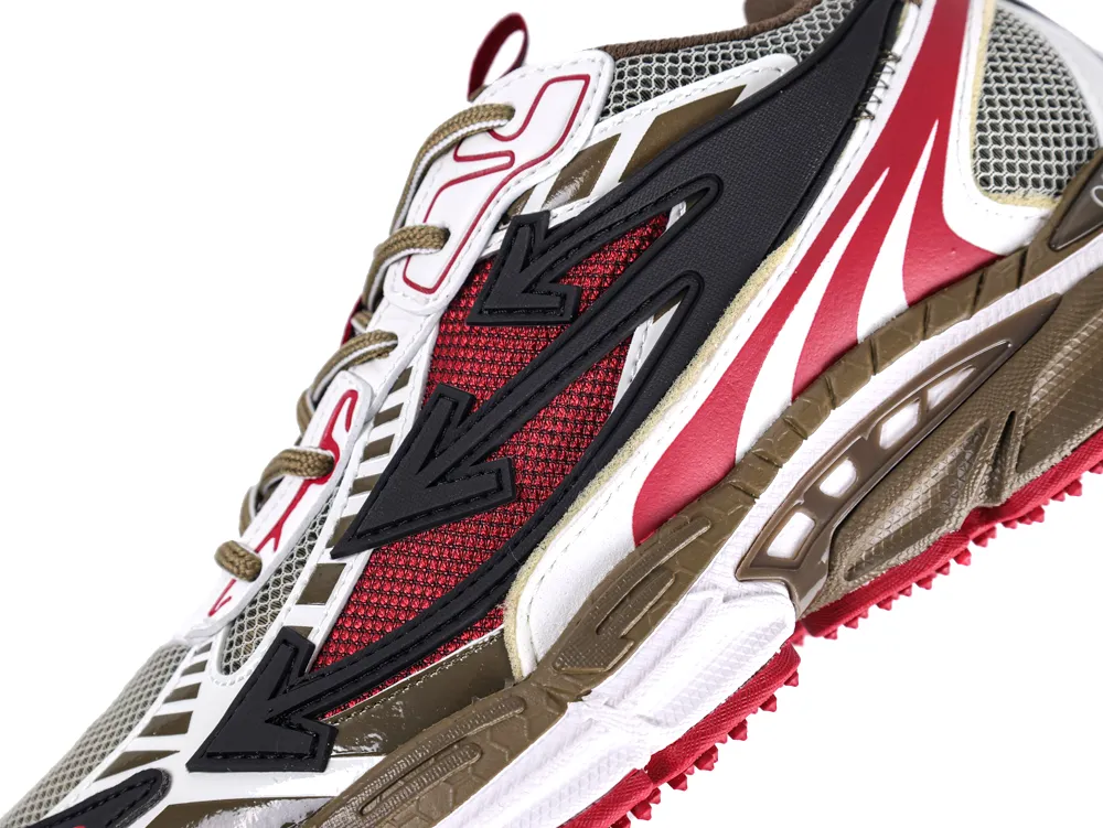 Off-White Be Right Back Sneakers Haute Red Black Side View