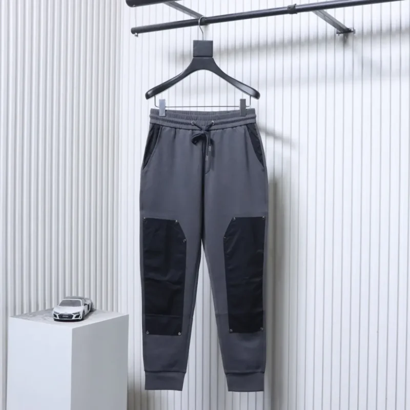 Studded Panel Casual Trousers