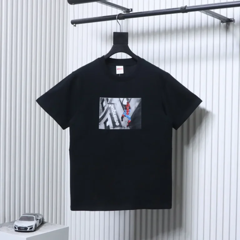Sup Spider-Man Print Cotton T-Shirt