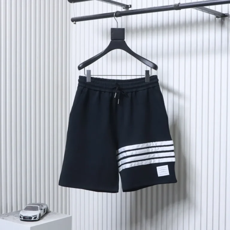 TB Four-Stripe Cotton Sweat Shorts