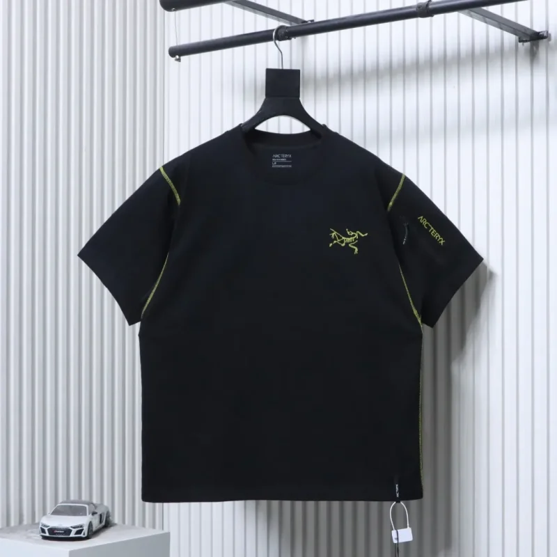 Topstitched Logo Performance T-Shirt