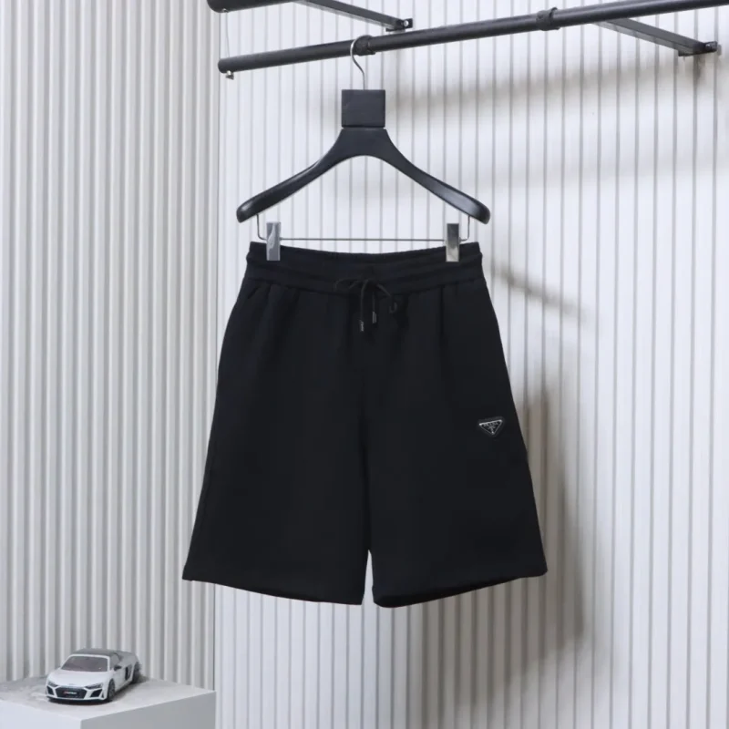 Triangle Logo Cotton Shorts