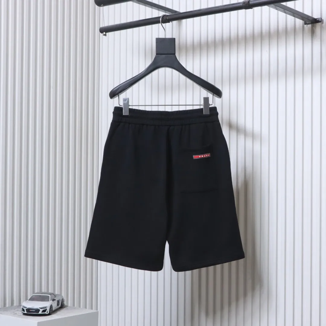 Back Triangle Logo Cotton Shorts