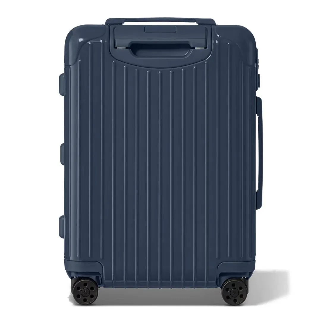 Aluminum Carry-On Suitcase with TSA Lock Back View