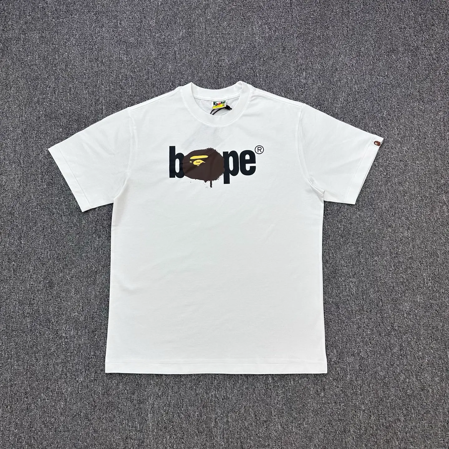 BAPE American Trend Ape Head Chest Print T-Shirt