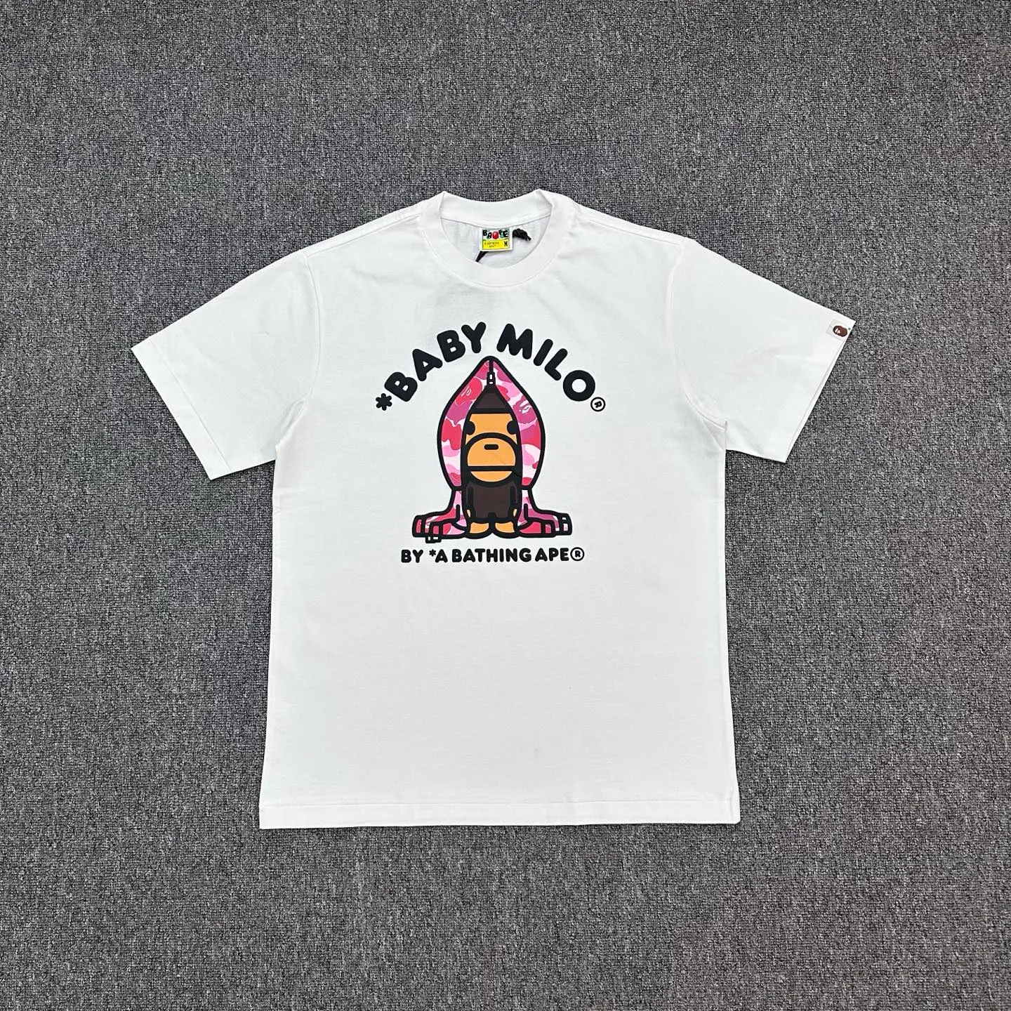 BAPE Cartoon Ape Red Camouflage T-Shirt