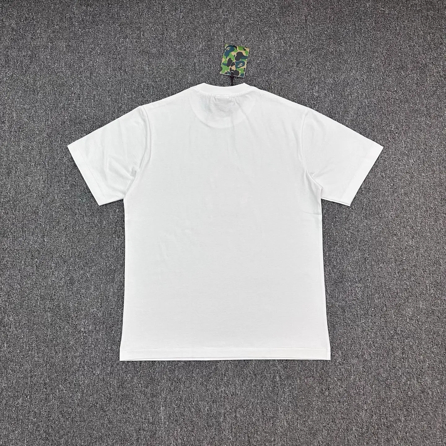 Back BAPE Cartoon Ape Red Camouflage T-Shirt