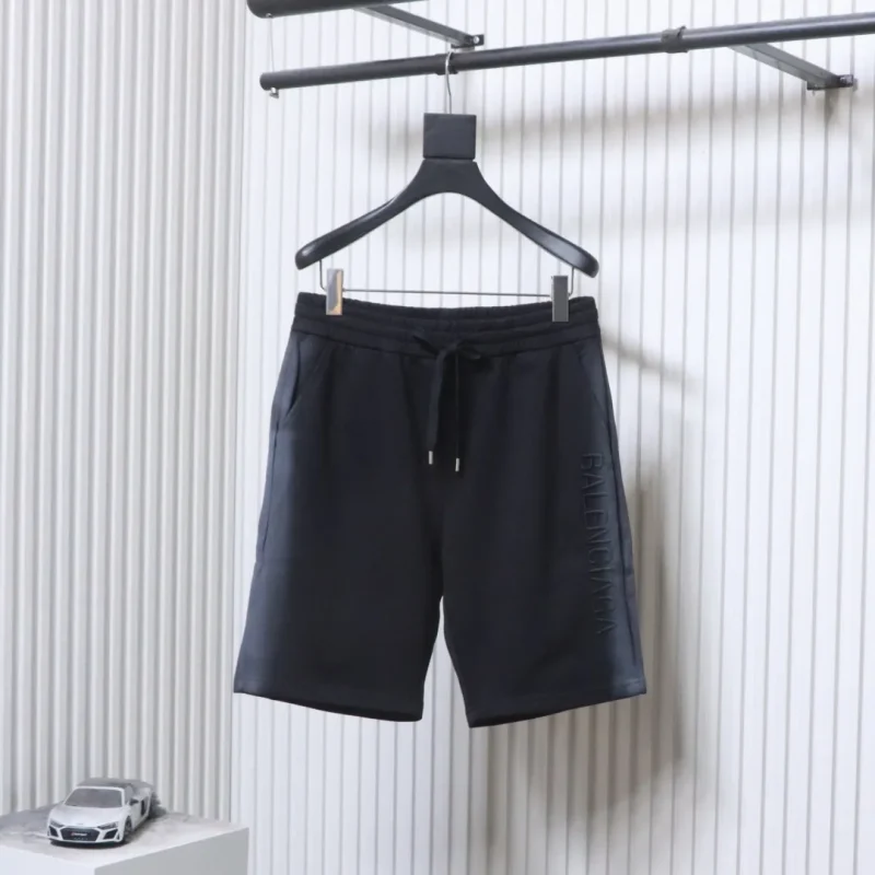 BLCG Airbrushed Logo Embroidered Shorts