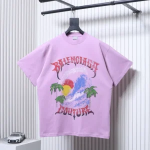 BLCG Coconut Tree & Wave Print T-Shirt