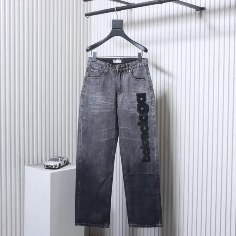 BLCG Gothic Logo Wide-Leg Jeans
