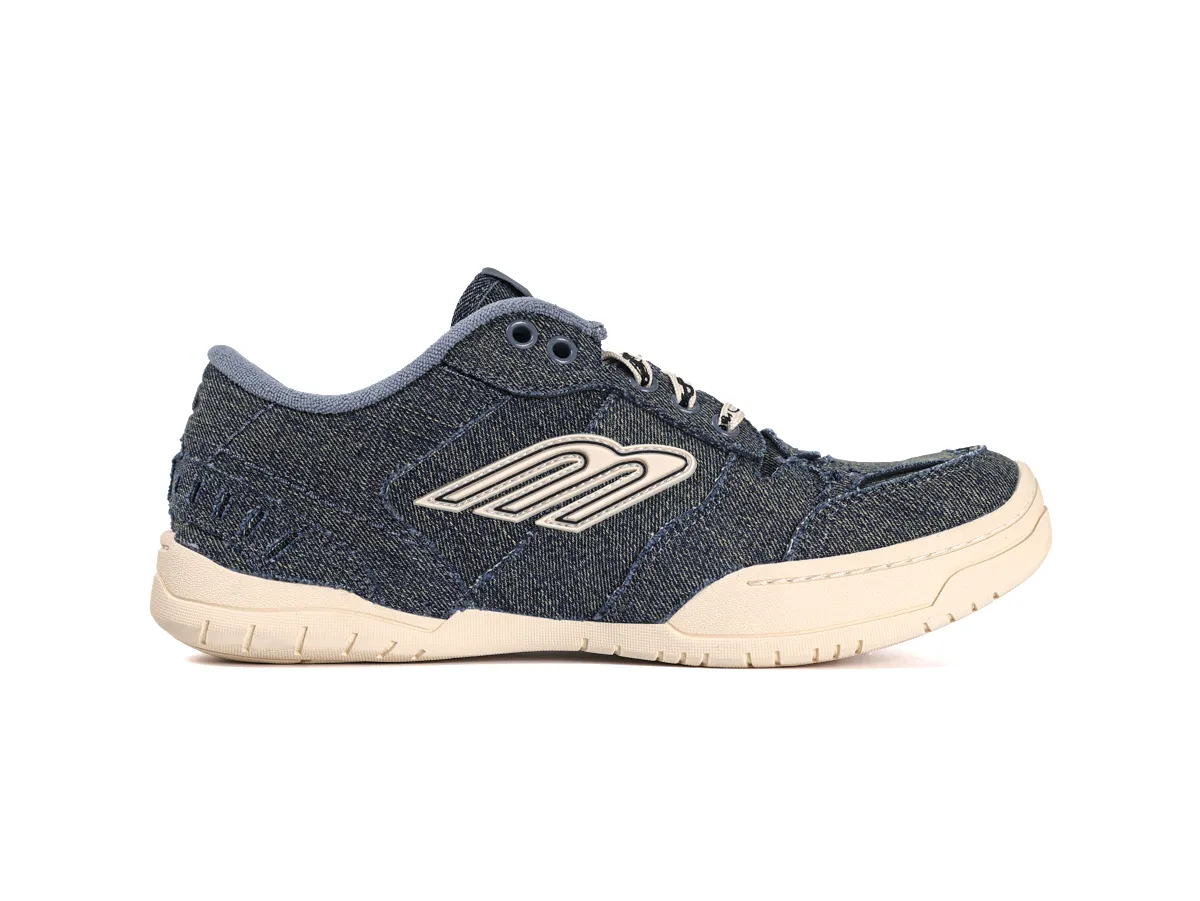 BLCG Hamptons Denim Sneakers Blue Off White Right Side View