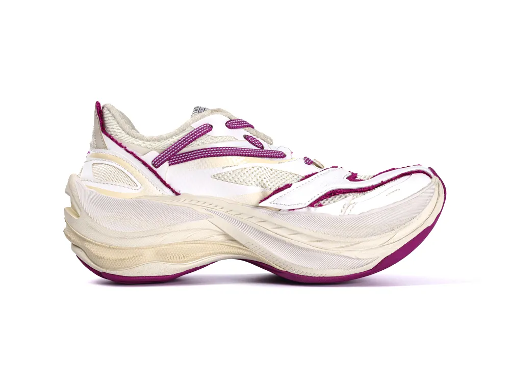 BLCG Jet Sneakers Eggshell Strawberry Pink Chunky Right Side View