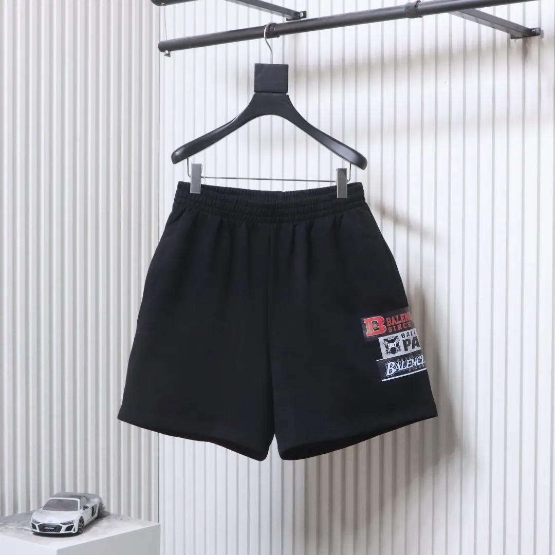 BLCG Layered Logo Print Shorts