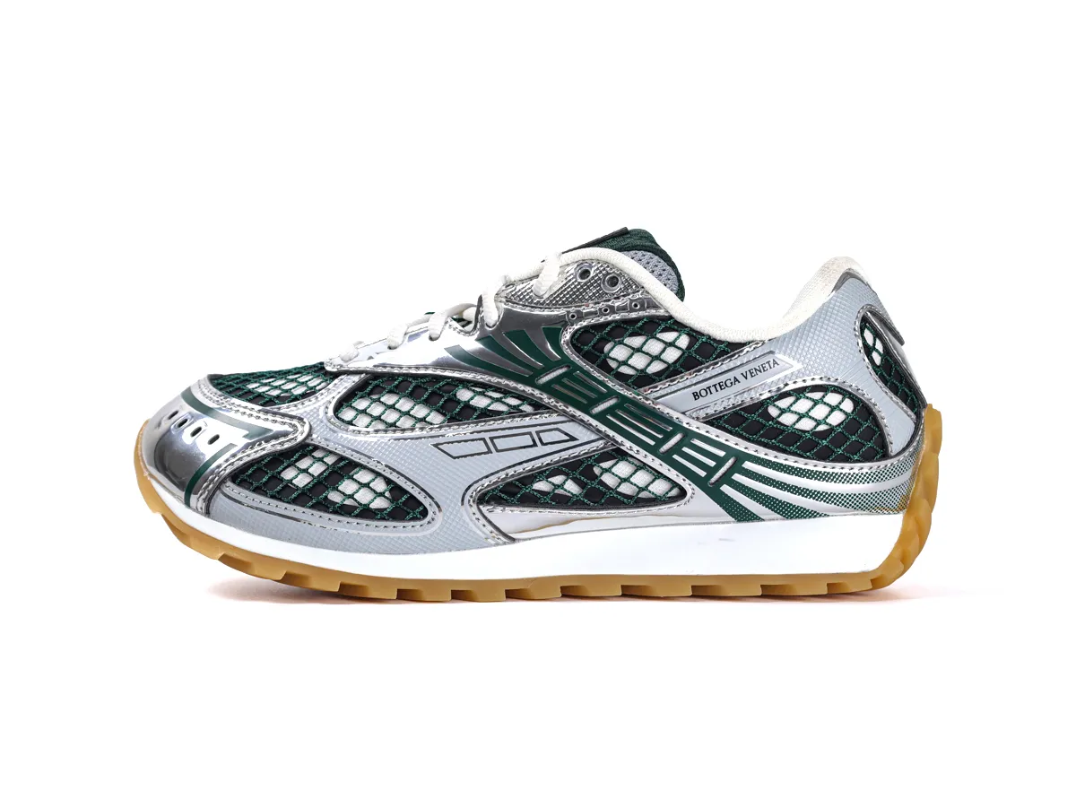 BV Orbit Sneakers Billard Silver Left Side View