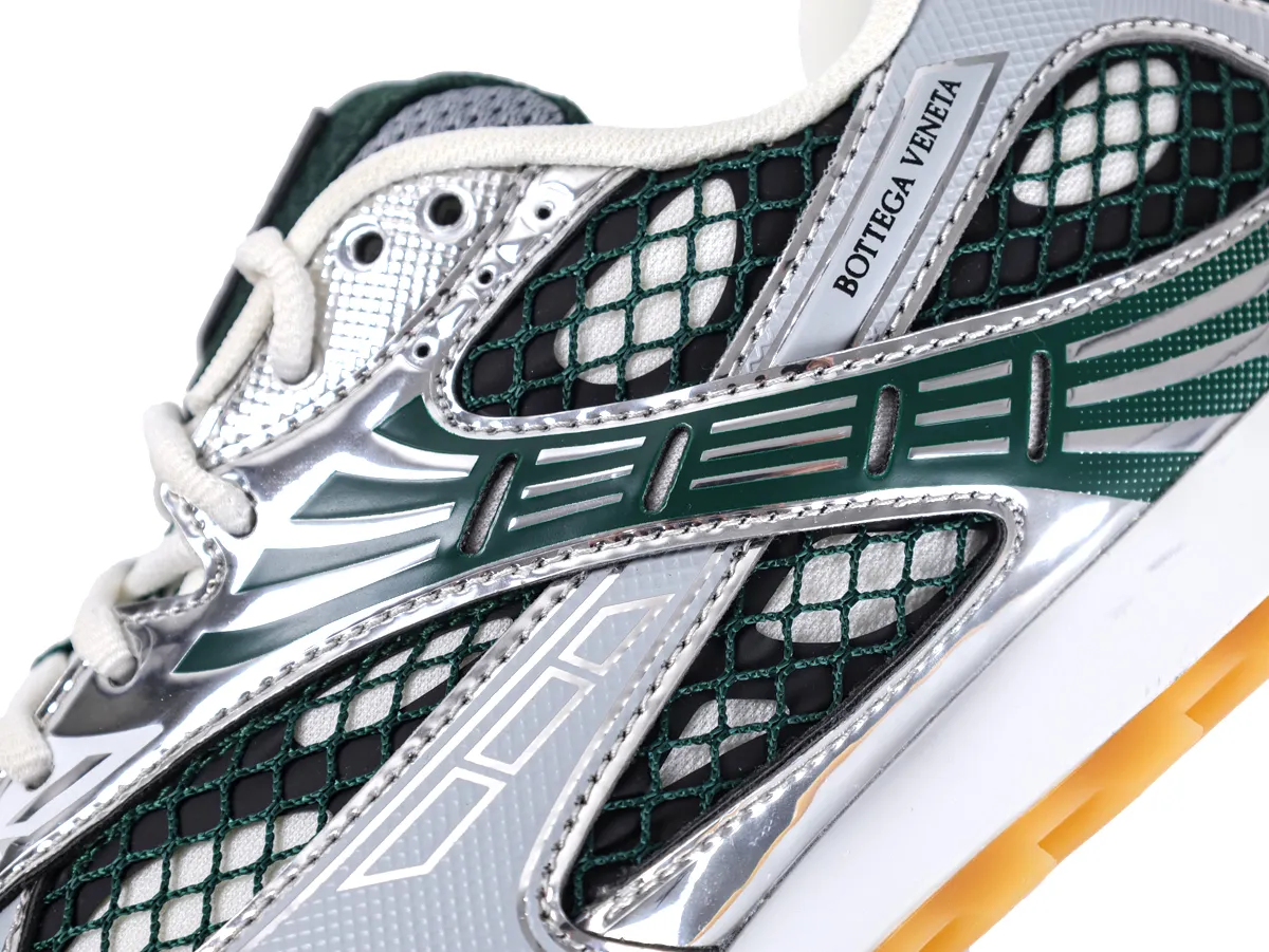 BV Orbit Sneakers Billard Silver Side View