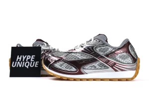 BV Orbit Sneakers Burgundy Merlot Side Profile