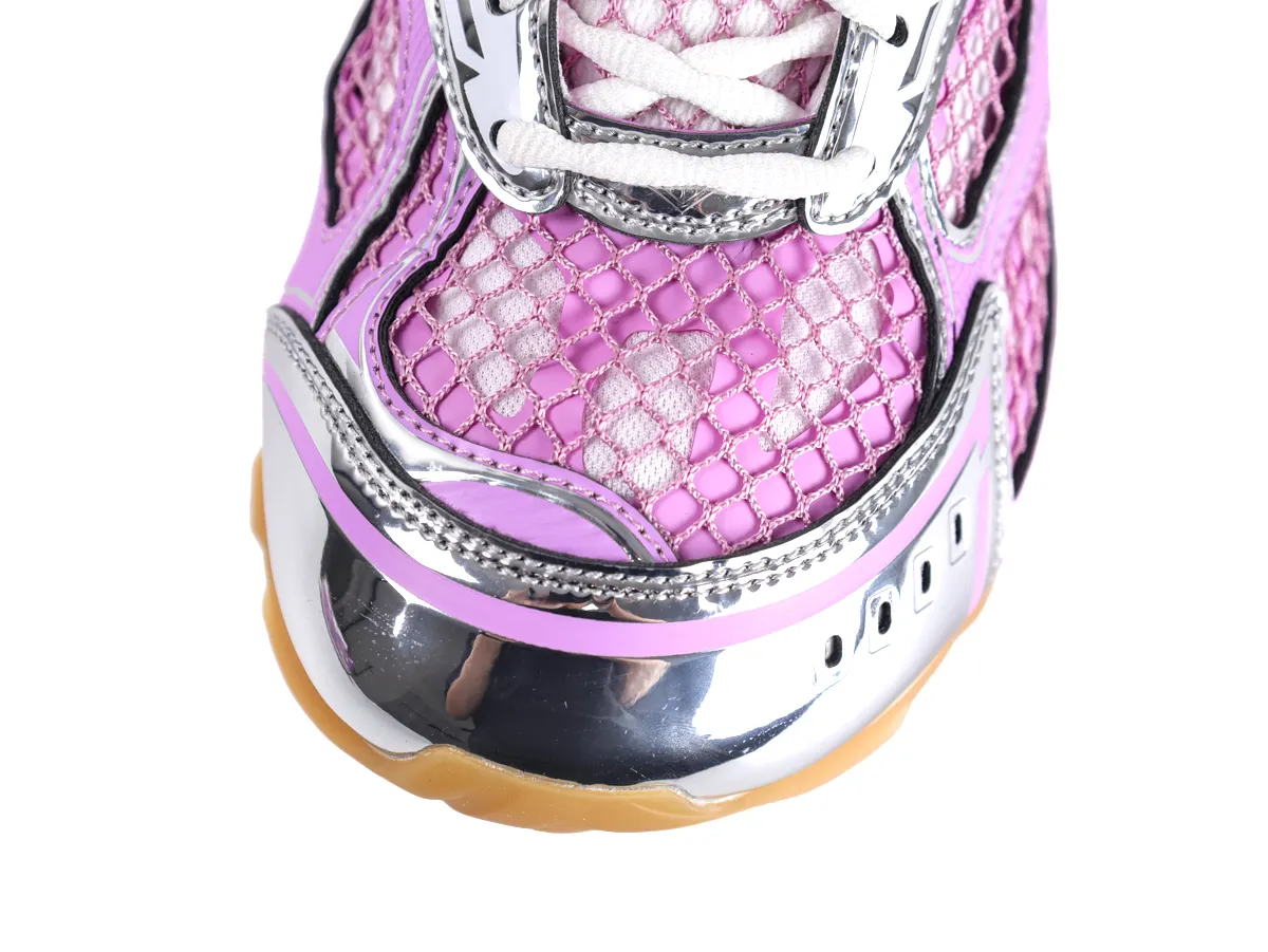 BV Orbit Sneakers Gloss Silver Top View
