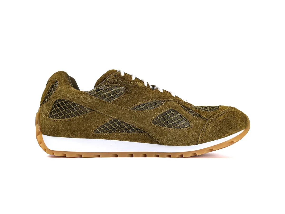 BV Orbit Sneakers Olive Oil Right Side View