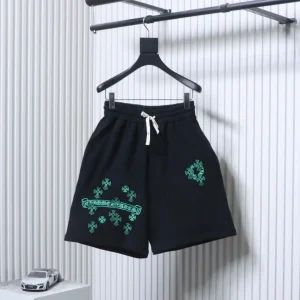 CH Appliqué Cross Embroidery Shorts