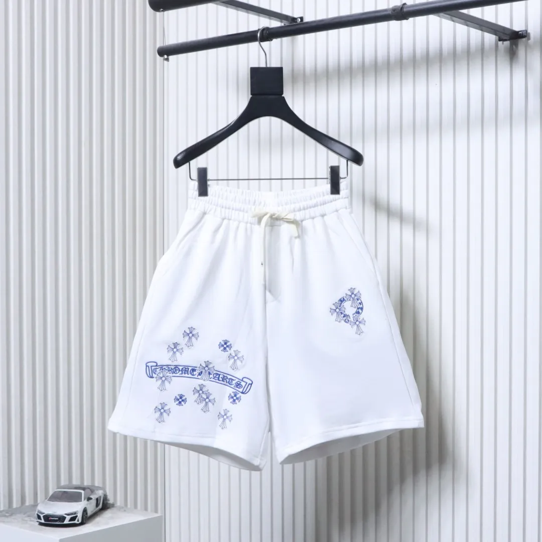CH Appliqué Cross Embroidery Shorts