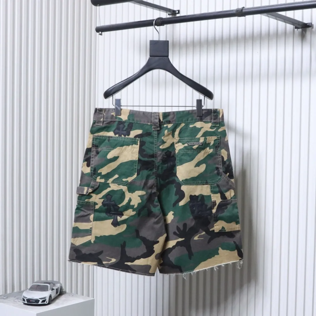 Back CH Camouflage Utility Shorts