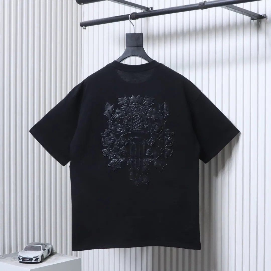 Back CH Heavy Leather Label T-Shirt