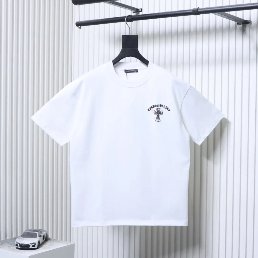 CH Sanskrit Cross Embroidered T-Shirt