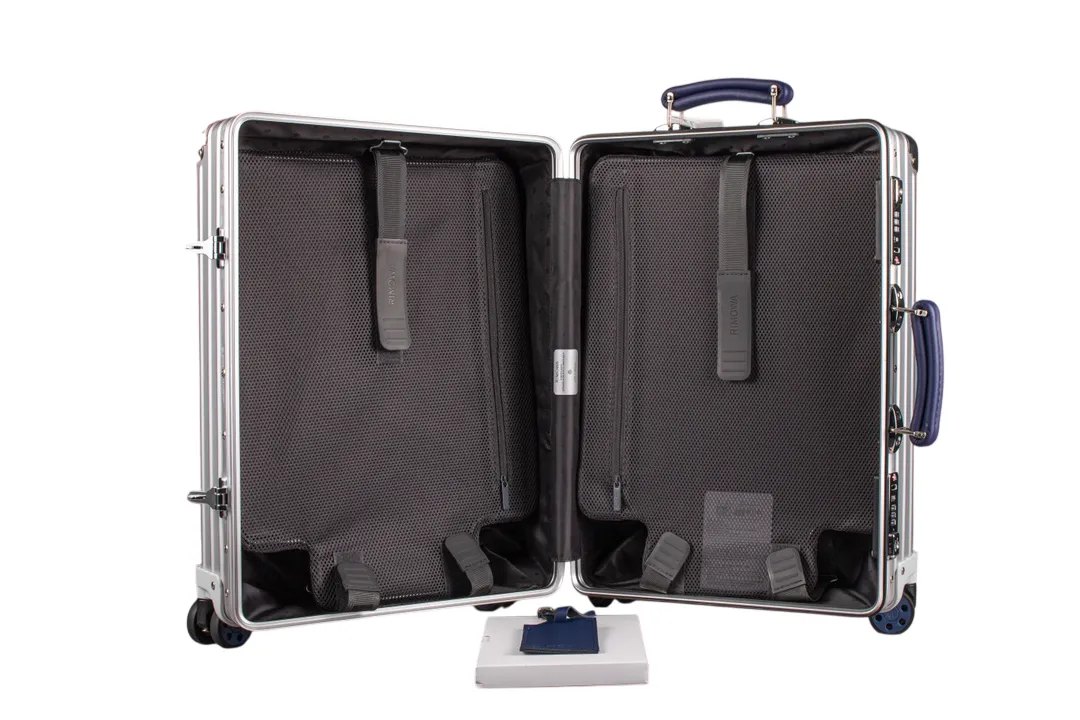 Open luggage interior