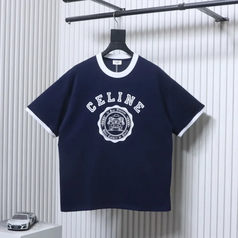 Color-Blocked Logo Print T-Shirt